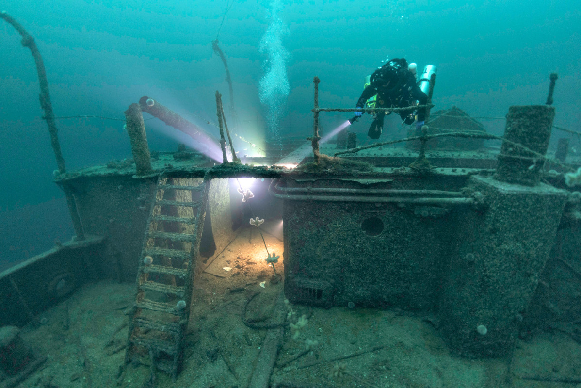 Wreck diving Safari Norway